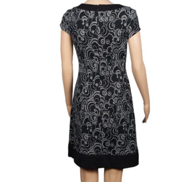 Sandro Ferrone Rome jacquard black and white dress - Picture 6 of 8